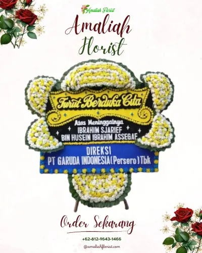 Papan Bunga Duka di Pesarean